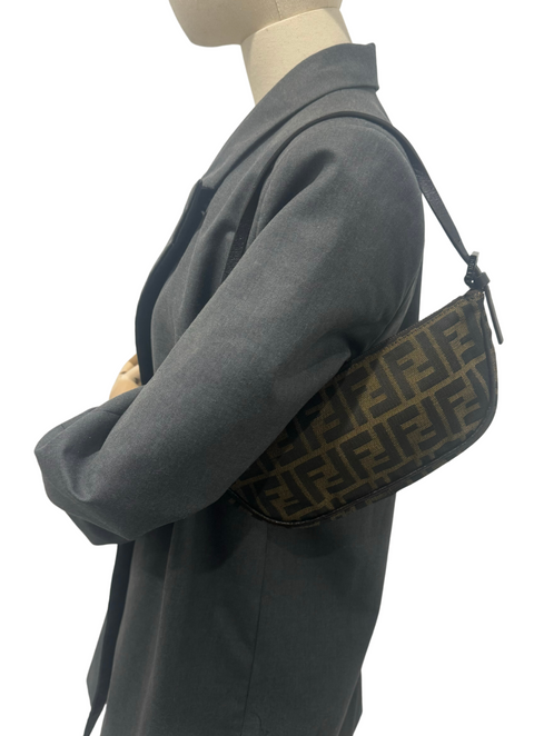 Fendi Zucca Pochette Bag