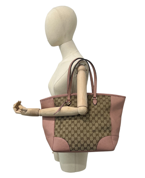 Gucci Bree Tote Bag in GG Canvas