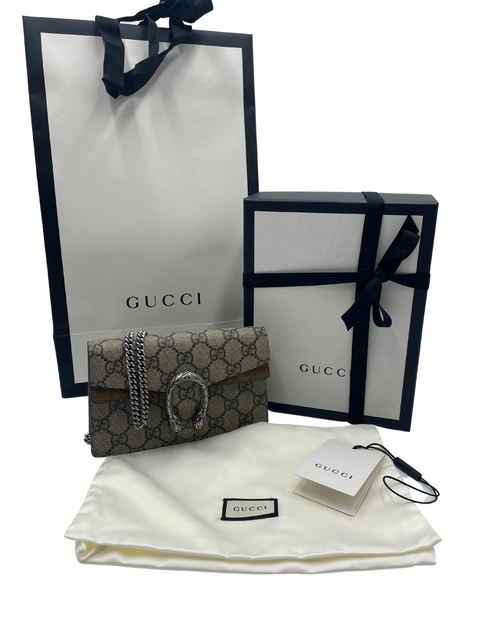 Gucci Dionysus GG Supreme Super Mini Bag