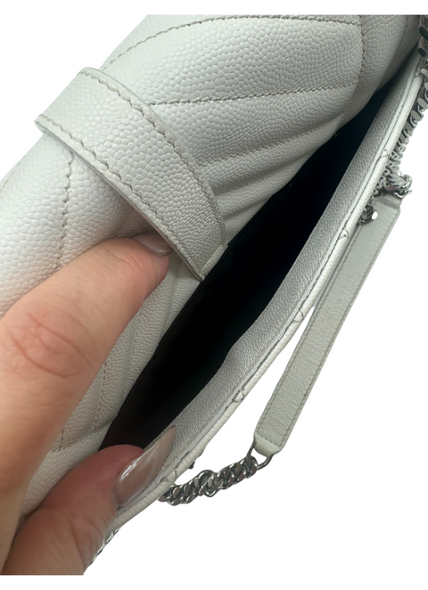 Saint Laurent Envelope Medium Quilted Shoulder Bag