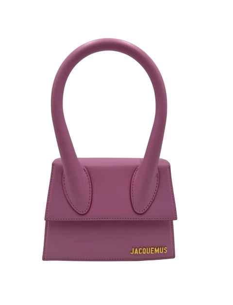 Jacquemus Le Chiquito Moyen Leather Bag in Pink