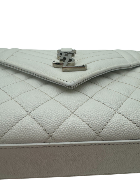 Saint Laurent Envelope Medium Quilted Shoulder Bag