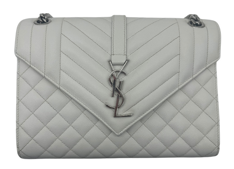Saint Laurent Envelope Medium Quilted Shoulder Bag