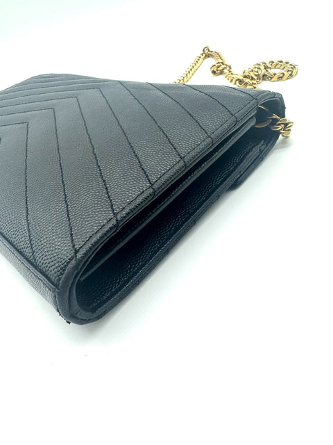 Saint Laurent Classic Cassandre Chain Wallet