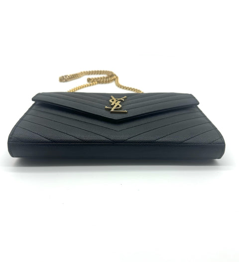 Saint Laurent Classic Cassandre Chain Wallet