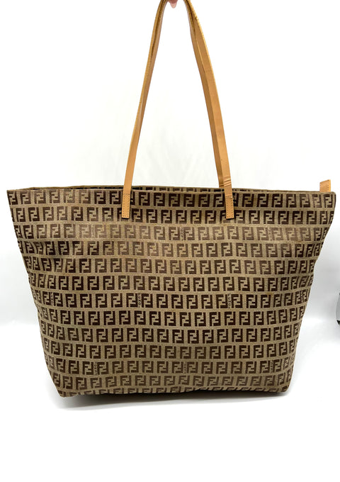 Fendi Canvas Tote Bag