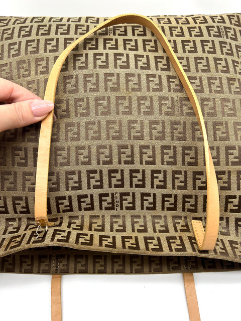 Fendi Canvas Tote Bag