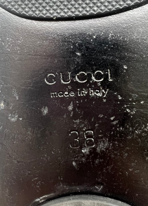Gucci Leather Thong Sandal With Double G
