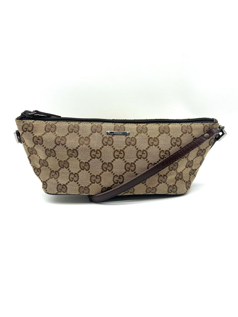 Gucci Canvas and Leather Crossbody Bag