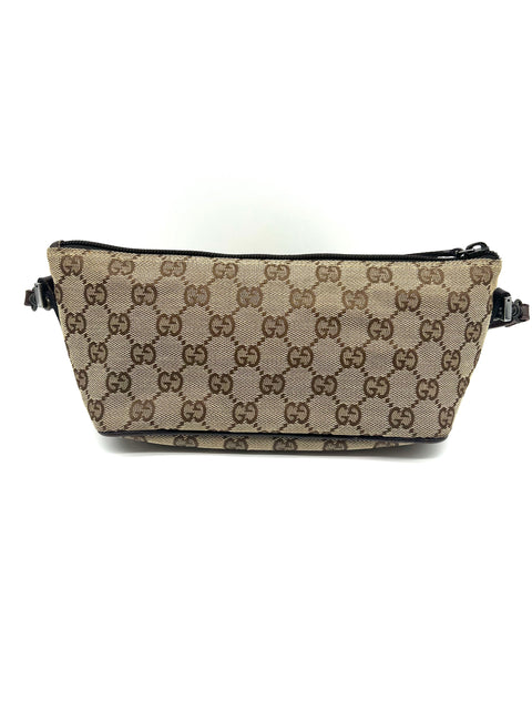Gucci Canvas and Leather Crossbody Bag