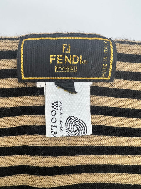 Fendi Striped Scarf