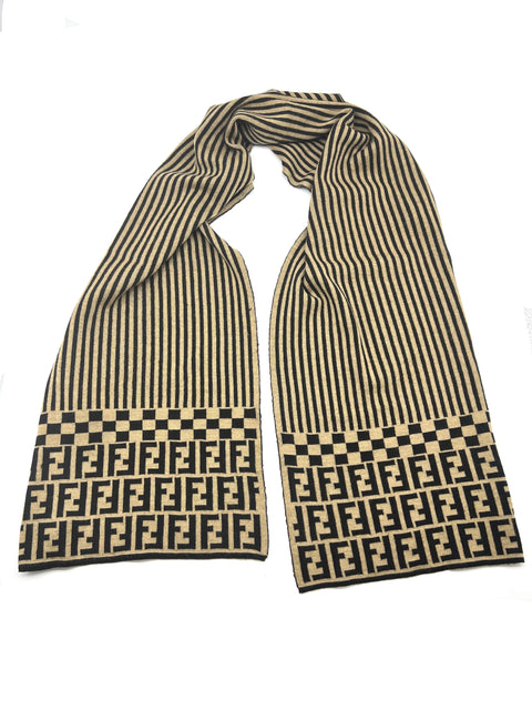 Fendi Striped Scarf