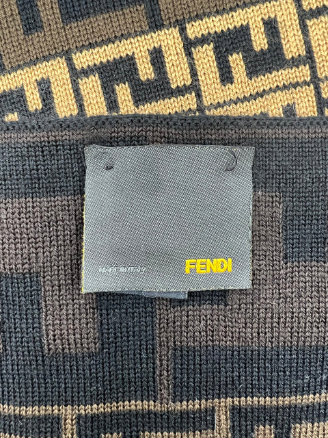 Fendi Zucca and Zucchino Scarf