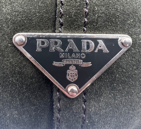 Prada Suede Shoulder Bag