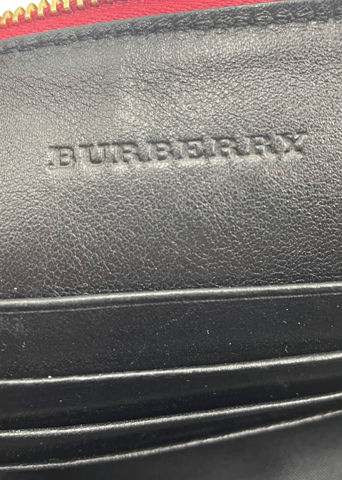 Burberry House Check Leather Trim Crossbody Bag