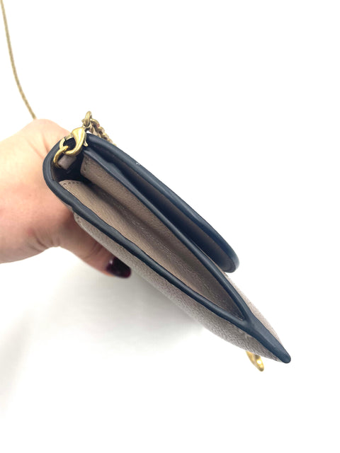 Christian Dior Long Saddle Wallet with Chain