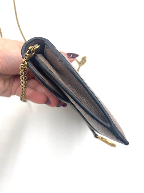 Christian Dior Long Saddle Wallet with Chain