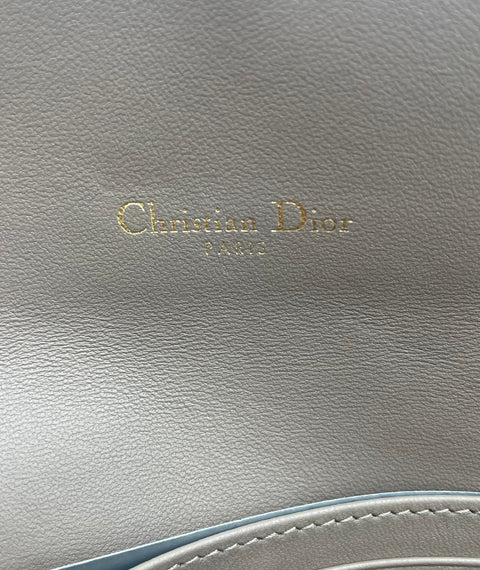 Christian Dior Long Saddle Wallet with Chain