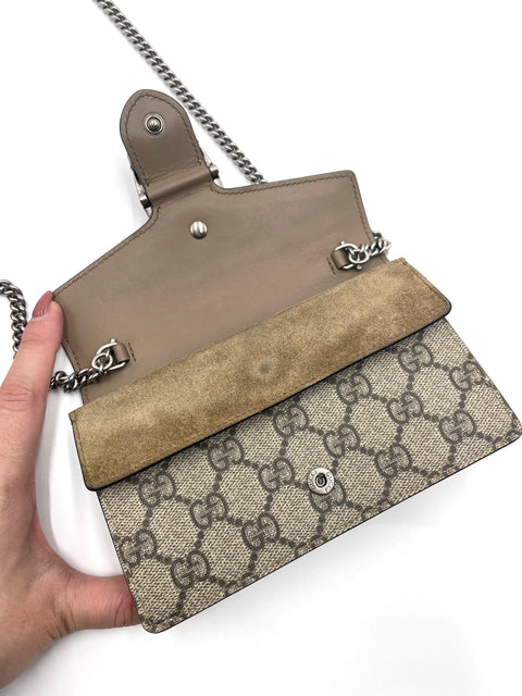 Gucci Dionysus GG Supreme Super Mini Bag