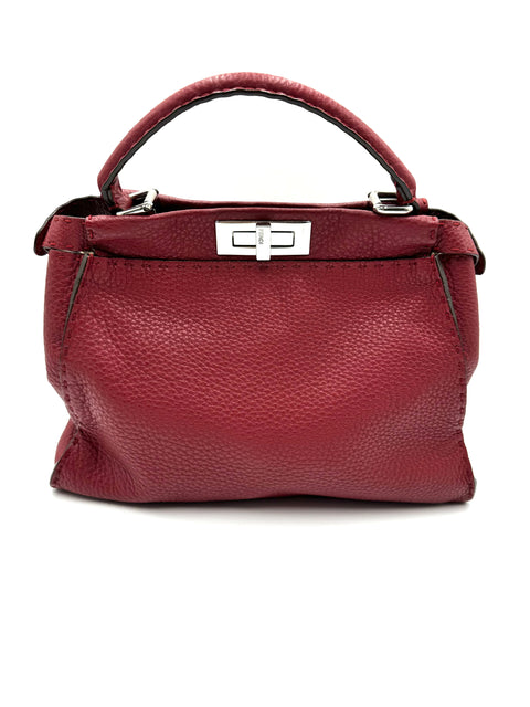 Fendi Peekaboo Selleria Two-Way Handbag