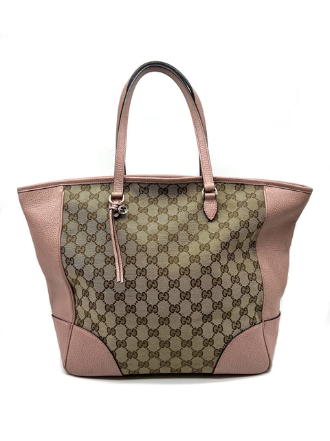 Gucci Bree Tote Bag in GG Canvas
