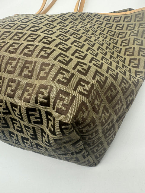 Fendi Zucchino Tote Bag