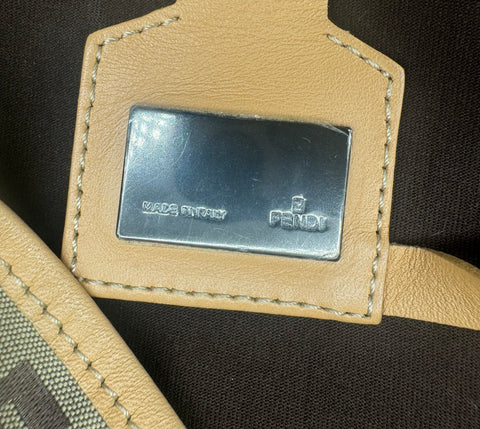 Fendi Zucchino Tote Bag