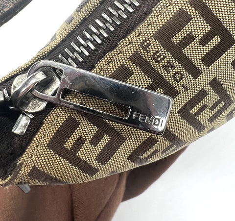 Fendi Zucchino Pochette Handbag