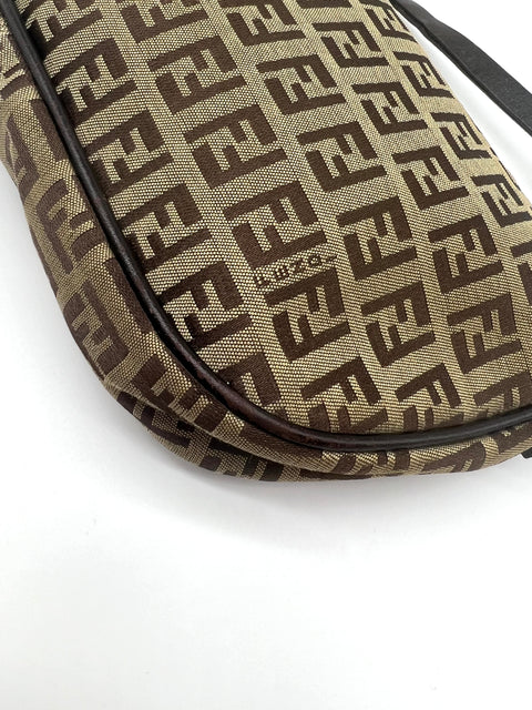 Fendi Zucchino Pochette Handbag