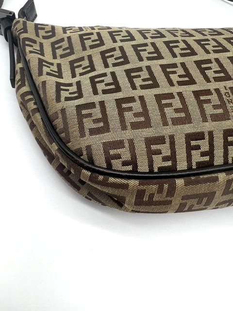 Fendi Zucchino Pochette Handbag