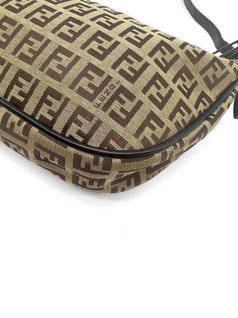 Fendi Zucchino Pochette Handbag