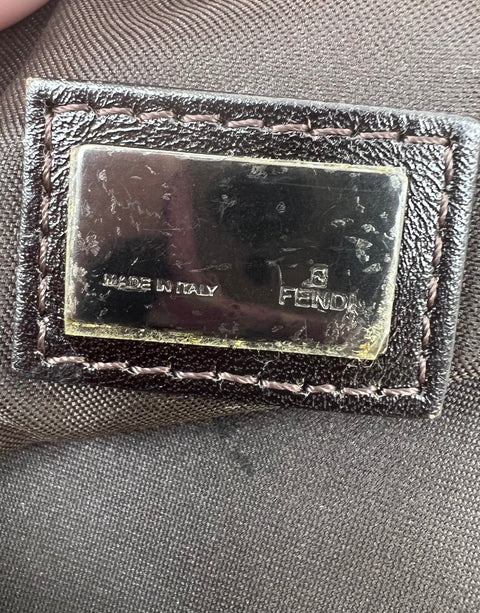 Fendi Zucchino Pochette Handbag