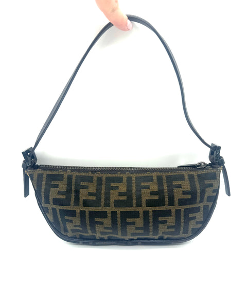 Fendi Zucca Pochette Bag