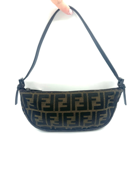 Fendi Zucca Pochette Bag