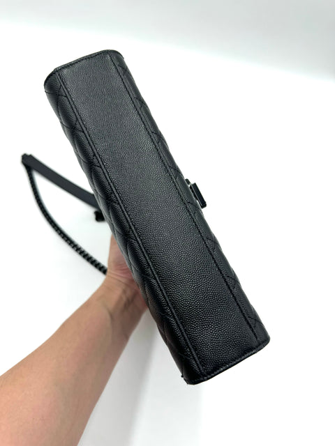 Saint Laurent Envelope Medium Leather Shoulder Bag