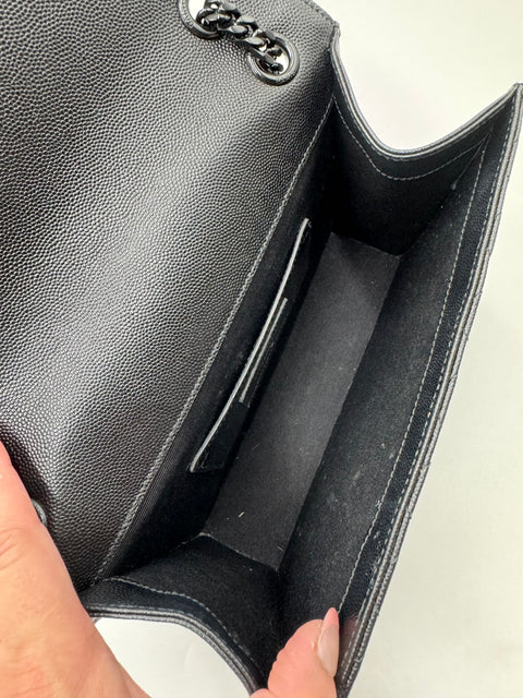 Saint Laurent Envelope Medium Leather Shoulder Bag