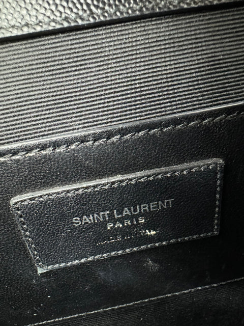 Saint Laurent Envelope Medium Leather Shoulder Bag