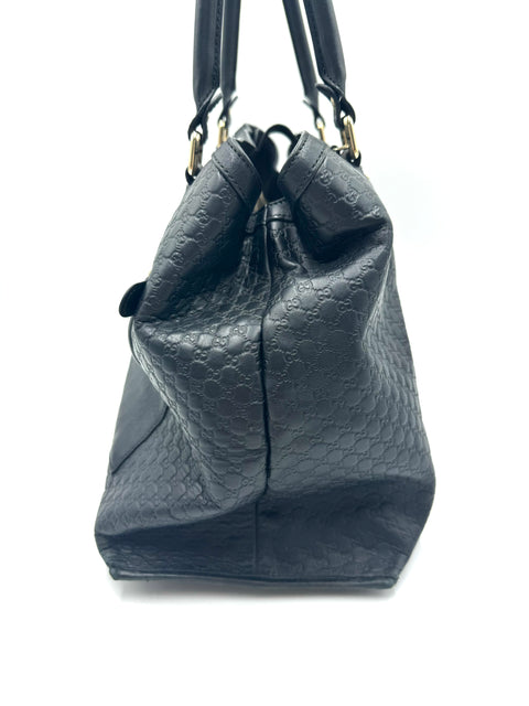 Gucci Two Way Tote Bag Black