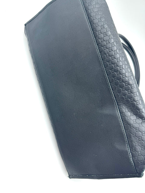 Gucci Two Way Tote Bag Black