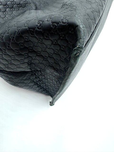 Gucci Two Way Tote Bag Black