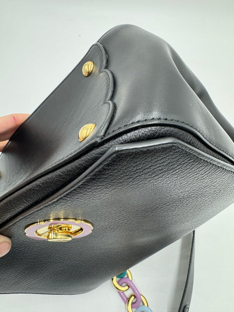 Salvatore Ferragamo Lexi Leather Shoulder Bag