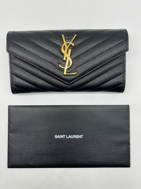 Saint Laurent Cassandre Large Flap Wallet