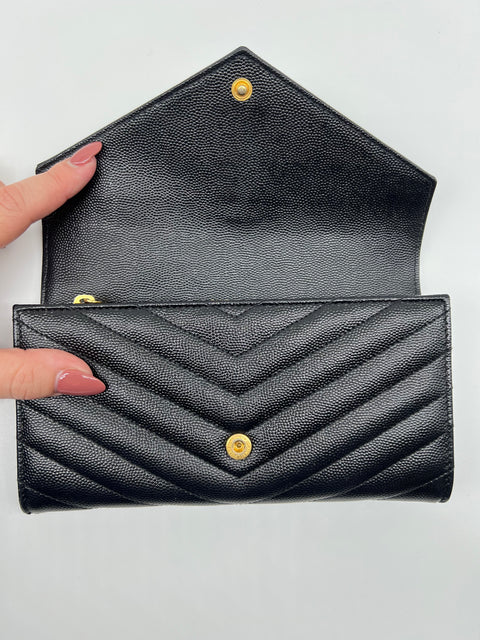 Saint Laurent Cassandre Large Flap Wallet