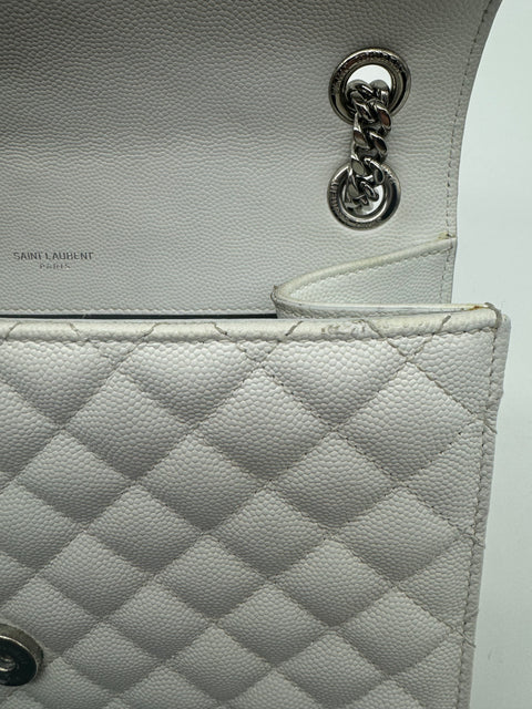 Saint Laurent Envelope Medium Quilted Shoulder Bag