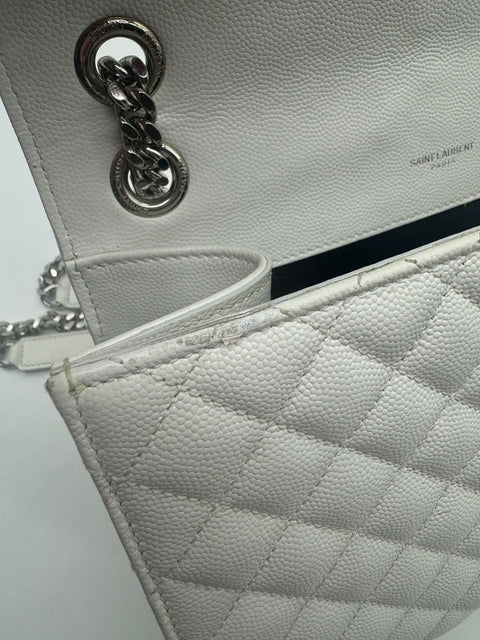 Saint Laurent Envelope Medium Quilted Shoulder Bag