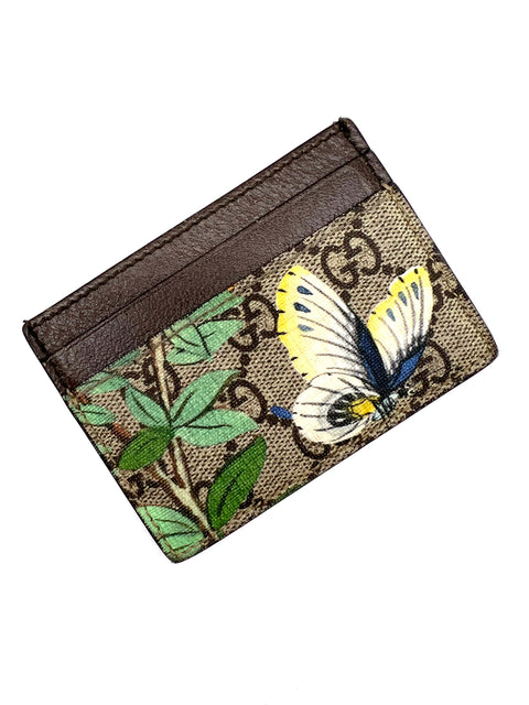 Gucci Butterfly Card Holder