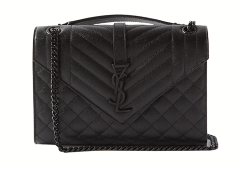 Saint Laurent Envelope Medium Leather Shoulder Bag