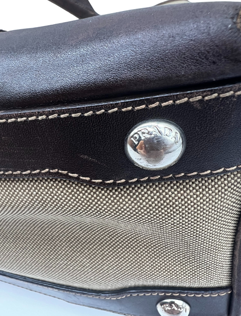 Prada Jacquard Tote Bag