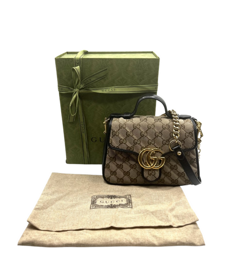 Gucci GG Marmont Mini Top Handle Bag