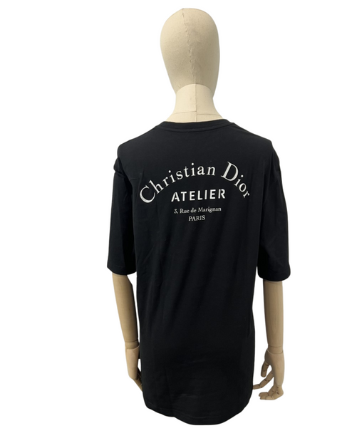 Christian Dior Unisex Atelier Logo Crewneck T-Shirt